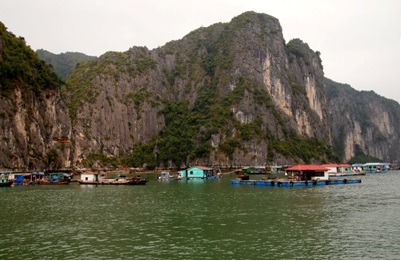 Floating Village on Ha Long Bay